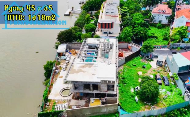 Bán Villa 1018m2 Mặt Tiền Sông Sài Gòn Thảo Điền,Q2- 2 Tầng Hồ Bơi Sân Vườn Đẹp - 7