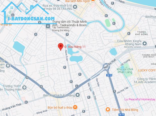 🥇Bán đất đường Bàu Năng 11, Phường Hòa Minh, Quận Liên Chiểu, dt: 100 m2, Giá: 4.25 tỷ