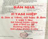 BÁN NHÀ TAM HIỆP, 1TRỆT 1LẦU, ĐƯỜNG OTO, SÂN ĐẬU 2 OTO, SỔ HỒNG THỔ CƯ