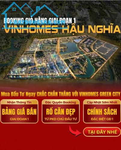 NHẬN BOOKING DỰ ÁN VINHOMES HẬU NGHĨA ANH CHỊ QUAN TÂM GỌI CHO EM Ạ - 3