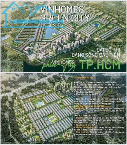 NHẬN BOOKING DỰ ÁN VINHOMES HẬU NGHĨA ANH CHỊ QUAN TÂM GỌI CHO EM Ạ