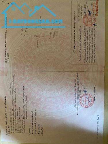 Bán đất 50m tại Quỳnh Hoàng, Nam Sơn, An Dương giá chỉ 1,xx tỷ  LH 0979087664