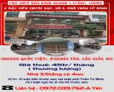 CHO THUÊ NHÀ KINH DOANH 3.5TẦNG, 100M2 – 2 MẶT TIỀN TRƯỚC SAU- SỐ 8, PHỐ TRẦN TỬ BÌNH