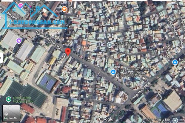 Bán lô đất 2 mặt kiệt 466 Nguyễn Tri Phương- Hải Châu - DT 81m2 nở hậu , giá 4ty3 có bớt - 1
