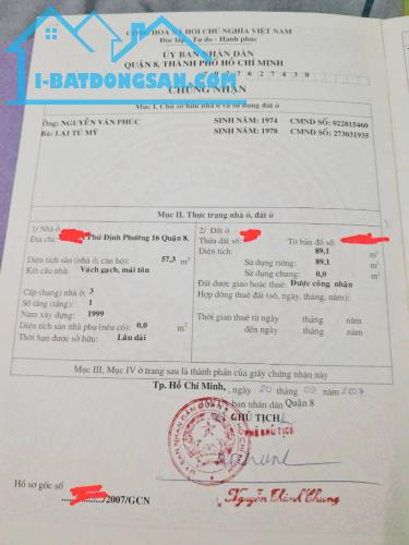 Bán nhà riêng 37tr/m2 đường  Phú Định, phường 16, quận 8 4x22.5 có 1 lầu 4 phòng gần mặt đ - 4