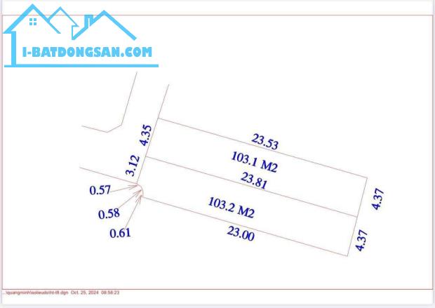 CHÍNH CHỦ BÁN 100M,GIÁ 3X TRIỆU/M,TT QUANG MINH,GIÁ ĐẦU TƯ,OTO VÀO - 4