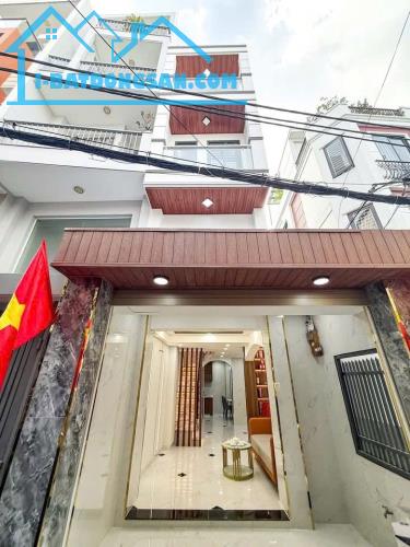 MỚI ĐẸP CHÍNH CHỦ - HOÀN CÔNG ĐỦ - DT 39M2 ,4TẦNG ĐÚC VỚI 5PN ,4WC - HUỲNH VĂN BÁNH - LÊ V