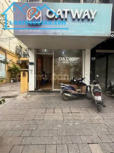 Chính chủ cho thuê cửa hàng diện tích 20m2, vỉa hè to rộng mặt phố 280 phố Kim Mã, Ba Đình