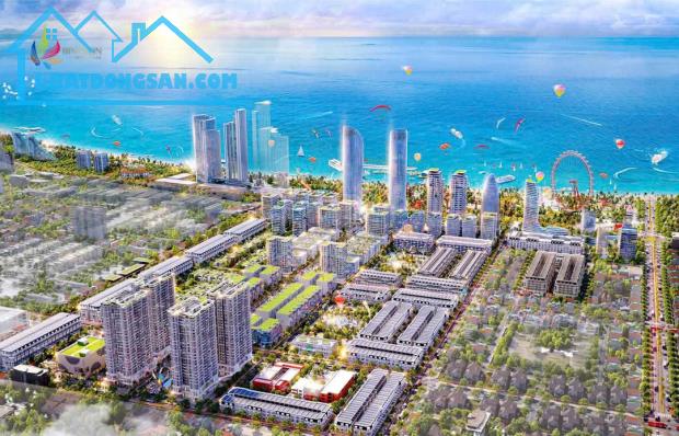 BÌNH SƠN OCEAN PARK – PHÂN KHU SHOPHOUSE NHÀ PHỐ LIỀN KỀ THẤP TẦNG (1 TRỆT 3 LẦU)