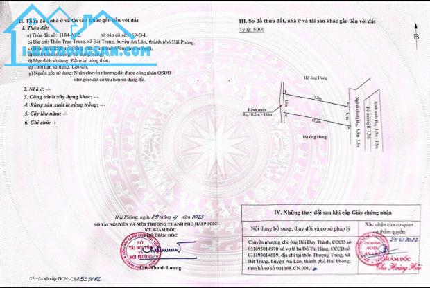 Chính chủ e chào bán 1 lô duy nhất ngay sát khu công nghiệp Tràng Duệ 3 đang khởi công - 3