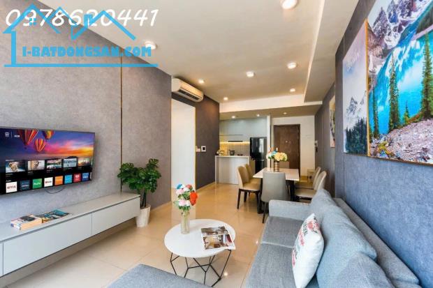 Cho thuê căn hộ chung cư cao cấp THE TRESOR bến vân đồn quận 4, tầng cao có ban công - 1
