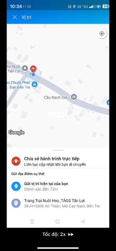 Đất nền khu vực Mỏ Cày Nam, Bến Tre. 527m 13m 50m tho cu 1ty2 - 3