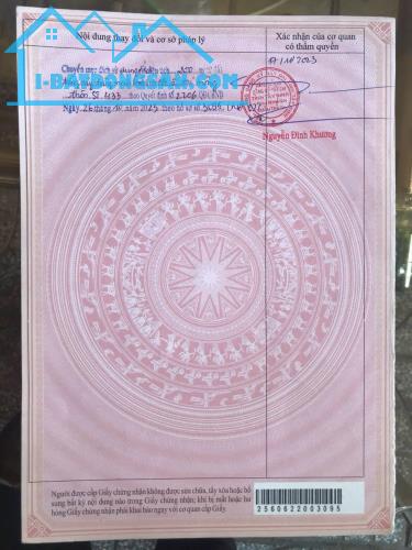 Cần vốn bán lô đất mặt tiền đường nhựa xã Hoà Thạnh, Châu Thành, Tây Ninh