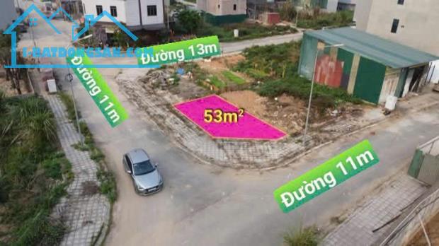 Hiếm !!! Bán Đất Vân Canh Hoài Đức, 53m2, Lô góc 2 thoáng, mặt tiền 14m, đường 11m giá đẹp