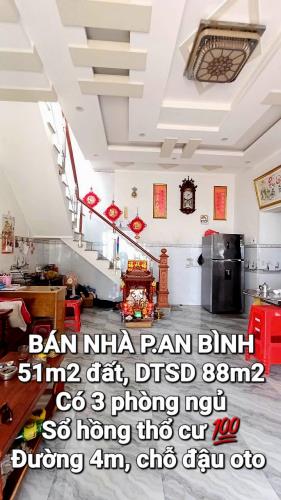 BÁN RẺ NHÀ AN BÌNH, 1TRỆT 1LẦU, SỔ HỒNG THỔ CƯ, ĐƯỜNG 4m, OTO ĐẬU TRƯỚC NHÀ - 1