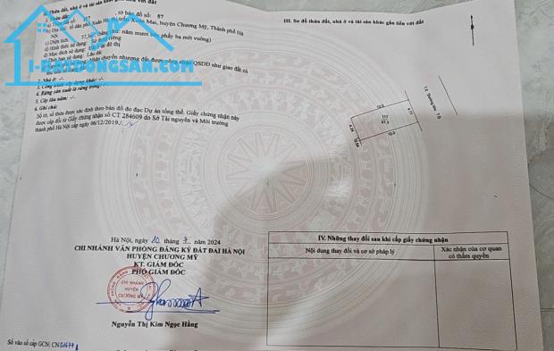SIÊU ĐẸP lô đất 57m2 full thổ cư mặt KINH DOANH tại trung tâm phố chợ thị trấn Xuân Mai