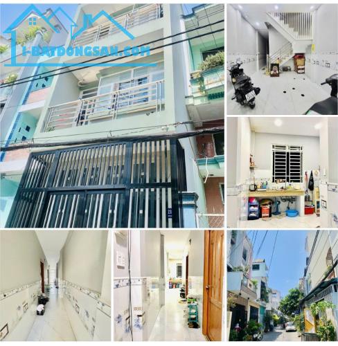 KHU VIP TÂN PHÚ - HẺM 6M THÔNG KHUÔNG VIỆT - GIÁP QUẬN 11 - 4 TẦNG - 72M2 - 8 PHÒNG