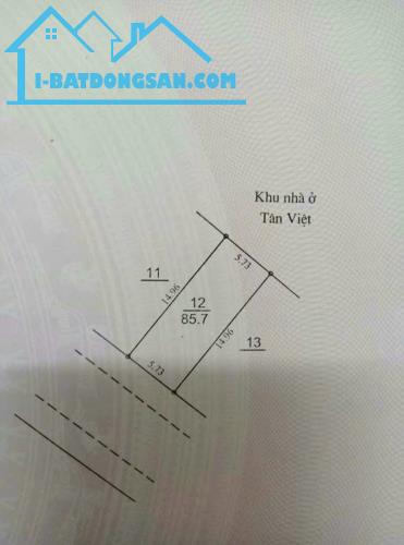 Gia đình cần bán lô đất Dịch Vụ Tân Việt - Cực Quán - Đức Thượng - 1