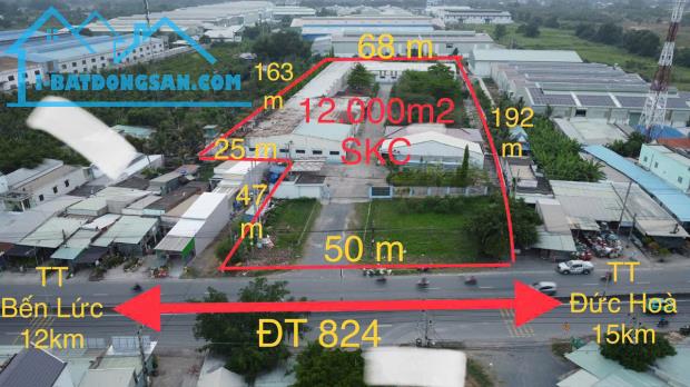 Nhà xưởng mt TL 824 xã Lương Bình, Bến Lức tổng dt 12738m2 giá 75 tỷ - 4