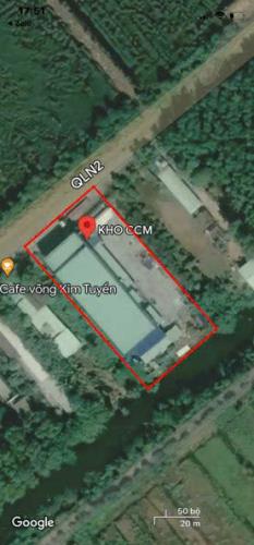 Nhà xưởng tổng dt 2000m2 mặt tiền quốc lộ N2, Thạnh Lợi, Bến Lức giá 28 tỷ - 1