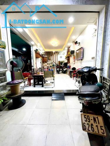 Tân Phú,hẻm ô tô thông, Nhà 3 tầng 64M2, gần MT LBB, giá rẻ.