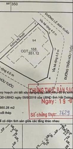 Bán nhà đất lô góc 3 mặt tiền, vị trí đẹp nhất khu Ecoriver Hải Dương.