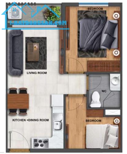 MỘT CĂN DUY NHẤT MỞ CỬA BƯỚC RA SÂN VƯỜN TẠI JAMILA KHANG ĐIỀN NTCB 8.5 TRIỆU