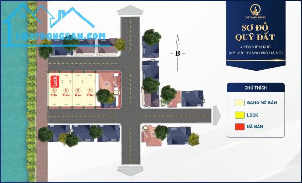 🔴BÁN LÔ ĐẤT 80m² VIEW SÔNG TẠI VIÊM KHÊ, MỸ ĐỨC, HÀ NỘI – VỊ TRÍ ĐẸP, GIÁ TỐT❤️ - 3