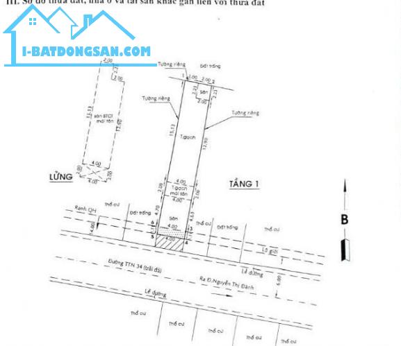 Nhà mặt tiền TTN 34 ,Tân Thới Nhì,Hóc Môn 2Tx 100 m2 . Giá chỉ  4.5 tỷ (TL) - 4