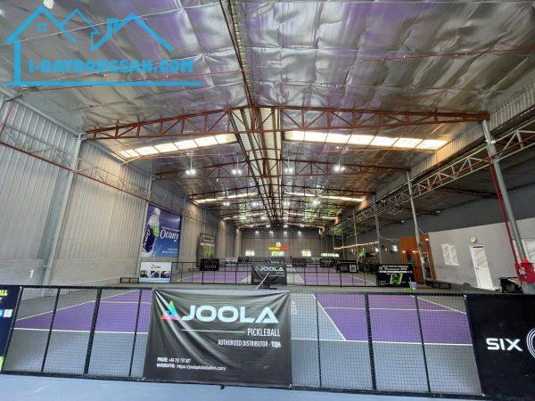Thủ Đức  ! Sang nhượng sân pickleball DT : 1500m2 , có 5 sân , mái che và Quán Cafe + 2
