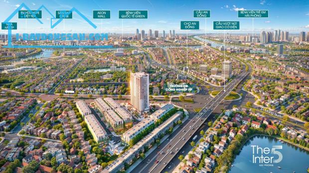 Ngã 5 trung tâm phía tây Hải Phòng, dự án The Inter 5 cơ hội đầu tư dòng tiền vượt trội