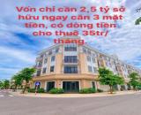 BÁN CĂN LÔ GÓC DUY NHẤT TẠI VINCOM SHOPHOUSE TP. ĐÔNG HÀ, QUẢNG TRỊ vỐN CHỈ 2.5 tỷ
