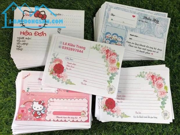 NHẬN IN HOÁ ĐƠN - TEM NHÃN - CARD VISIT - THẺ LIỆU TRÌNH - THẺ BẢO HÀNH - THIỆP MỜI - BAO - 4