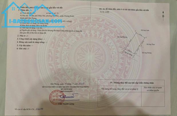 Bán đất Đa Phúc - Dương Kinh - Hải Phòng