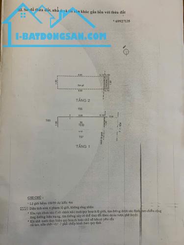bán nhà  hẻm trước nhà 5m trần văn quang p 10 tân bình 1 trệt 1 lầu sổ hòng riêng giá 1,8