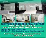 CHO THUÊ CĂN HỘ MINI FULL NỘI THẤT – GẦN HỌC VIỆN BÁO CHÍ - NGÕ 44 TRẦN THÁI TÔNG