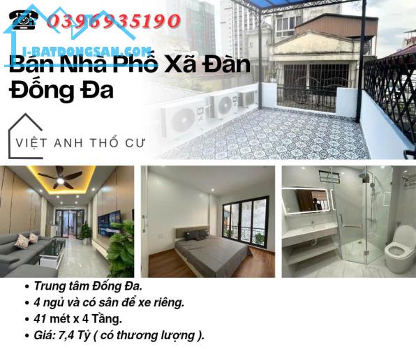Bán nhà Xã Đàn_Bốn Phòng Ngủ_Có Sân Để Xe_41mx4T_Giá: 7.4 Tỷ_Lh: 0396935190. - 3