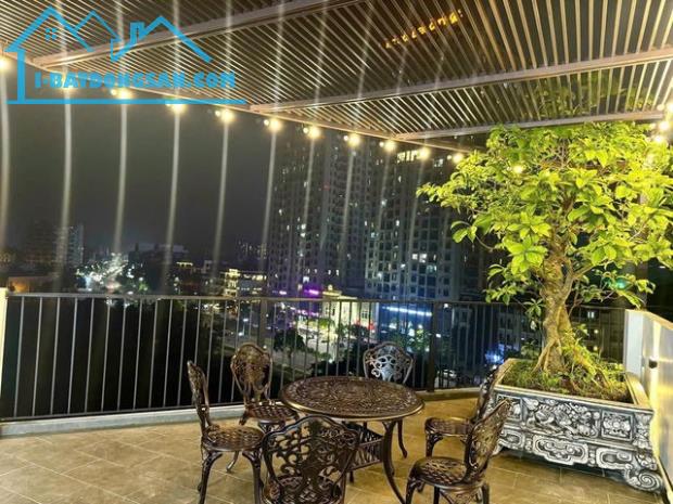 Mặt phố Hồng Tiến 62m/75m 8 tầng mặt 8,1m giá 38,6 tỷ vỉa hè 5m view công viên - 1