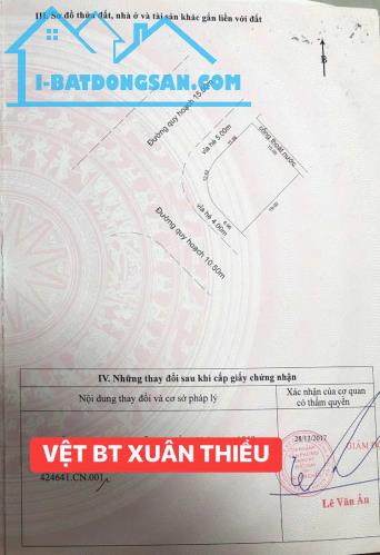 BÁN ĐẤT 2 MẶT TIỀN VỆT BIỆT THỰ XUÂN THIỀU-NAM Ô-HOÀ HIỆP NAM-LIÊN CHIỂU