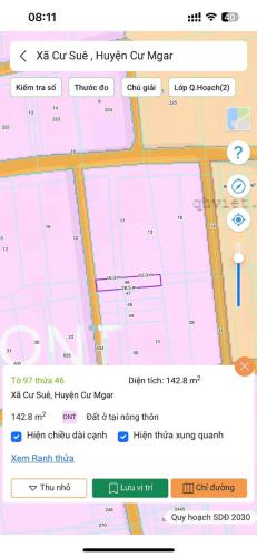 Đất hẻm Tỉnh Lộ 8 khu HimLam gần KCN Tân An - 5 x 28m - giá 999 triệu