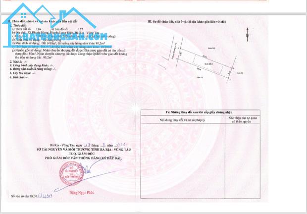 CẦN BÁN GẤP LÔ ĐẤT CHỈ CÁCH ĐT44A NGAY TRUNG TÂM THỊ TRẤN LONG HẢI GIÁ SIÊU TỐT