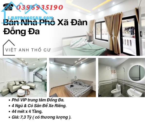 Bán nhà Xã Đàn_Bốn Phòng Ngủ_Có Sân Để Xe Riêng_44mx4T_Giá: 7.3 Tỷ_Lh: 0396935190. - 4