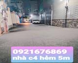 🔥🔥🔥 NHÀ C4. HẺM TRƯỚC NHÀ 5 M SÁT MẶT TIỀN LÊ QUANG ĐỊNH.PHƯỜNG 1 GÒ VẤP... 👉DT 124M .