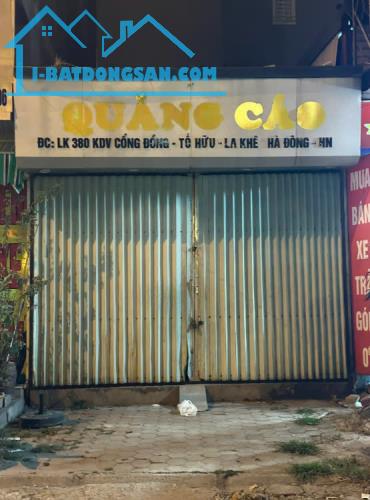 CHÍNH CHỦ CHO THUÊ MẶT BẰNG 1 TẦNG TẠI PHỐ NGUYỄN THANH BÌNH - LA KHÊ - HÀ ĐÔNG - HÀ NỘI