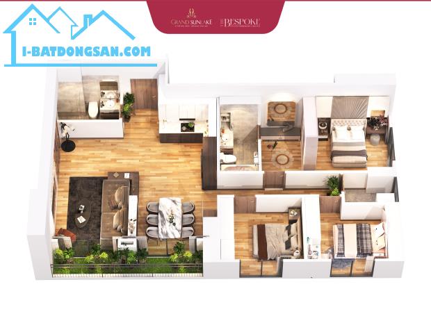 Bán căn 3pn 112.8m2 lâu dài giá 7 tỉ Sunlake Văn Quán