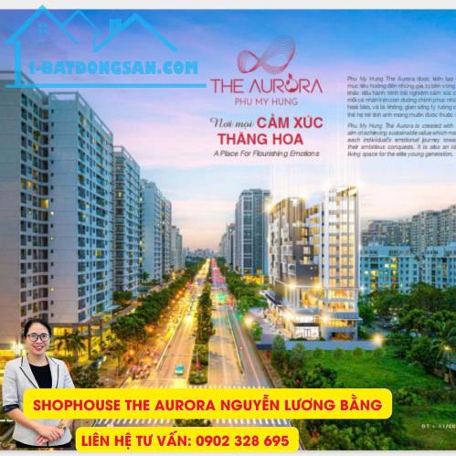 SỞ HỮU SHOP THƯƠNG MẠI MẶT TIỀN ĐƯỜNG NGUYỄN LƯƠNG BẰNG PHÚ MỸ HƯNG CHỈ TỪ 180Tr/m2