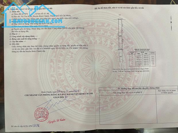 Cần Bán Đất Tại Tân Kiển, Bình Chánh, TP. Hồ Chí Minh - 1