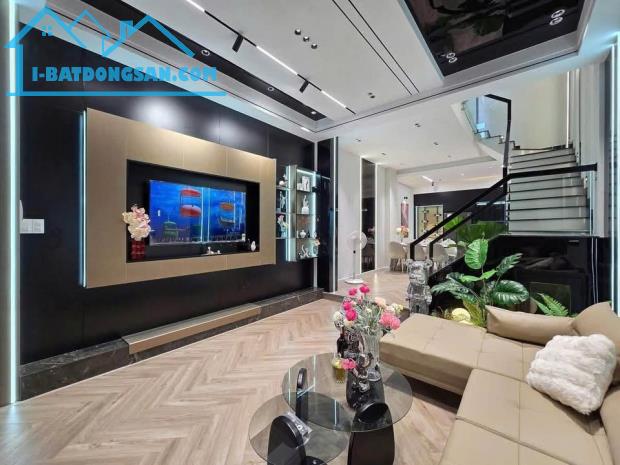 NHÀ ĐẸP 4 TẦNG Ô TÔ TRÁNH ĐƯỜNG THÔNG 2 MẶT THOÁNG TRƯỚC SAU - 2