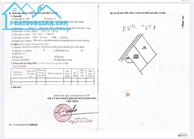 Bán 1000m2 ngay sau trường cao đẳng cộng đồng cách QL21 chỉ 100m