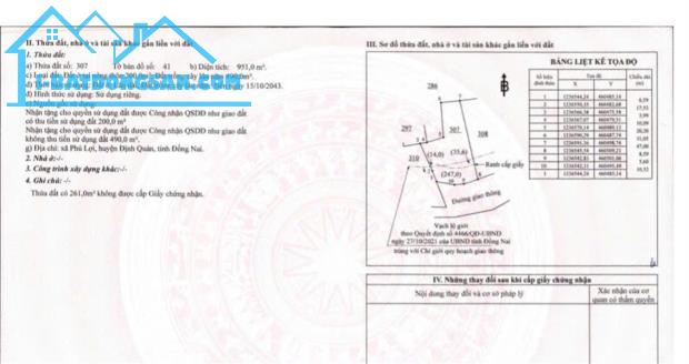 CHÍNH CHỦ CẦN BÁN LÔ ĐẤT ĐẸP TẠI PHÚ LỢI, ĐỊNH QUÁN, Đồng Nai – GIÁ TỐT, TIỀM NĂNG CAO!